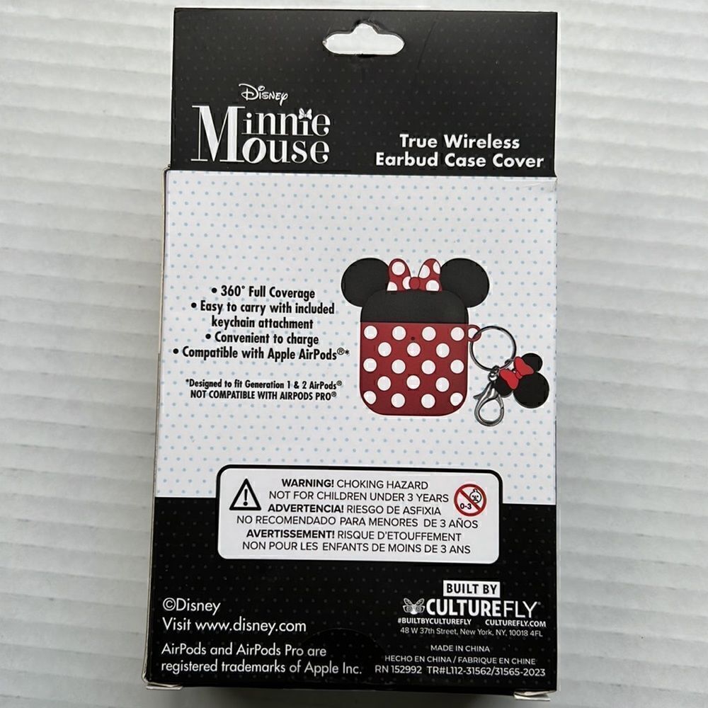 Disney Minnie Mouse Earbud Case Cover - Picture 5 of 8